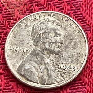 Vintage 1943 Lincoln Steel War One Cent